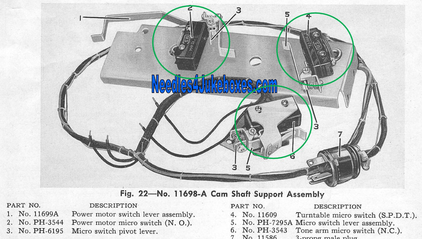 Wurlitzer Jukebox Parts